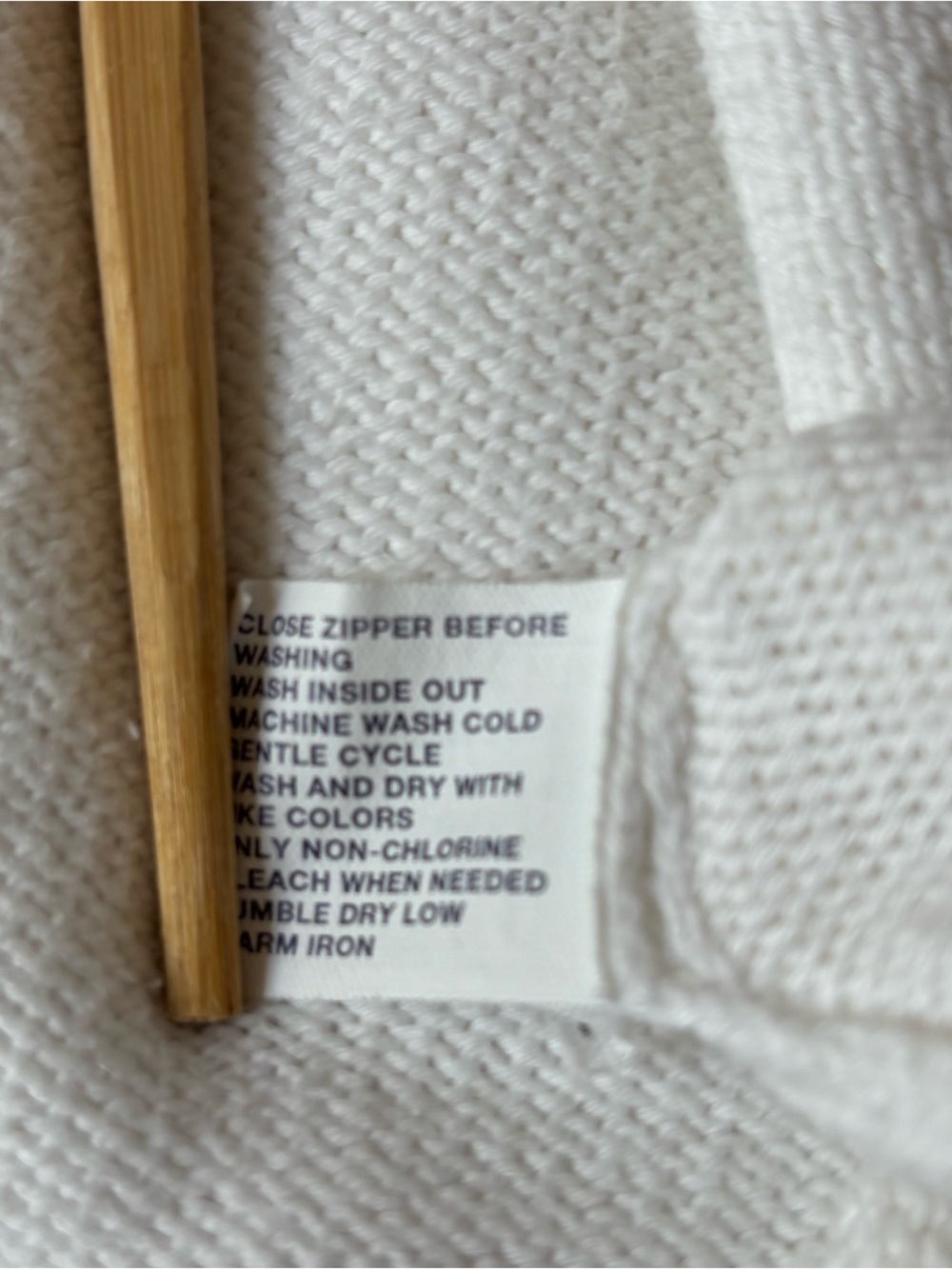 Vintage Y2K GAP Women's White Knit Zip Up Hoodie Sweater L Beachy Coastal - Picture 14 of 16